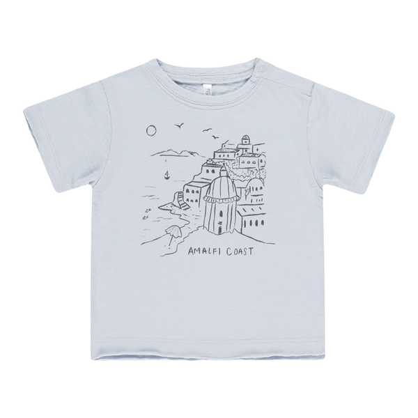 Rylee + Cru Raw Edge Tee - Amalfi Coast