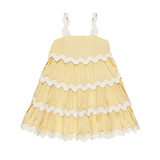 Rylee + Cru Ric Rac Dress - Yellow