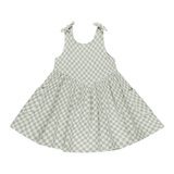 Rylee + Cru Summer Dress - Sage Check