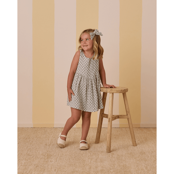 Rylee + Cru Summer Dress - Sage Check