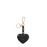 Saben Charm Keyring Heart - Black