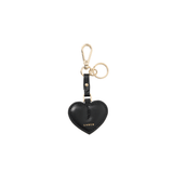 Saben Charm Keyring Heart - Black