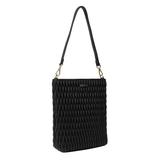 Saben Claudette Shoulder Bag - Black Diamond Quilt