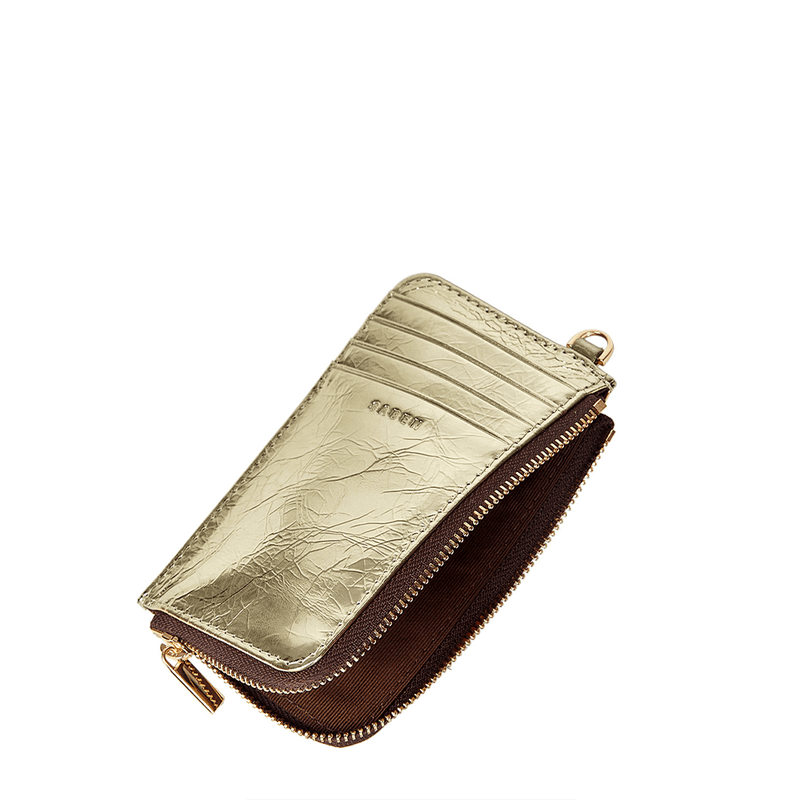 Saben Winona Card Holder - Gold Crinkle