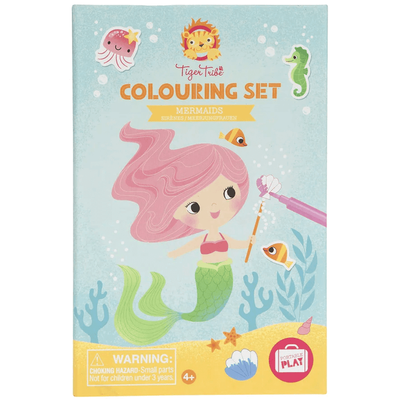 Tiger Tribe Colouring Set - Mermaids