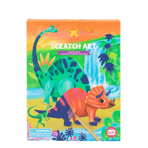 Tiger Tribe Scratch Art - Dinosaurs