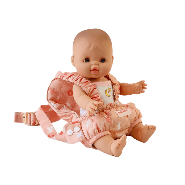 Tiny Harlow Doll Carrier - Peachy Alphabet