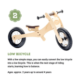 TryBike - 4 in 1 Wooden Bike