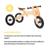 TryBike - 4 in 1 Wooden Bike