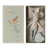 Maileg Tooth Fairy Mouse - Little Brother Blue SECOND