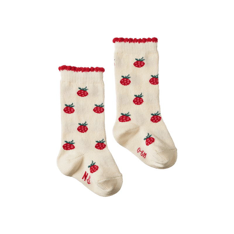 Nature Baby Cotton Socks - Raspberries