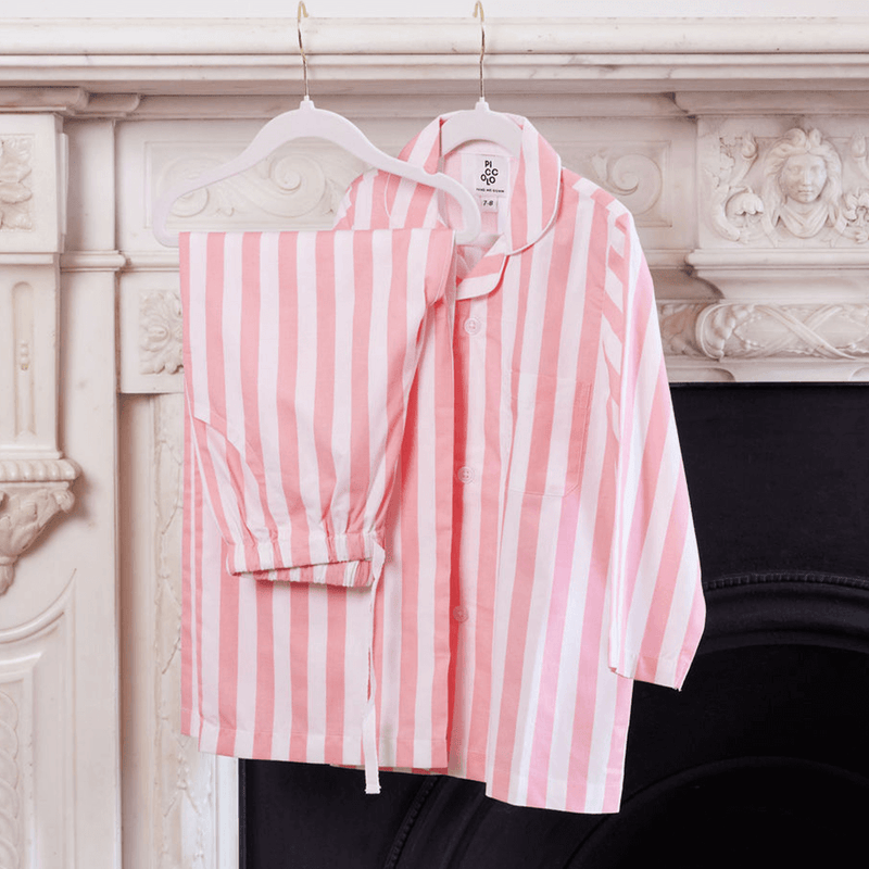 Piccolo Pyjama Long Set - Ballet Pink