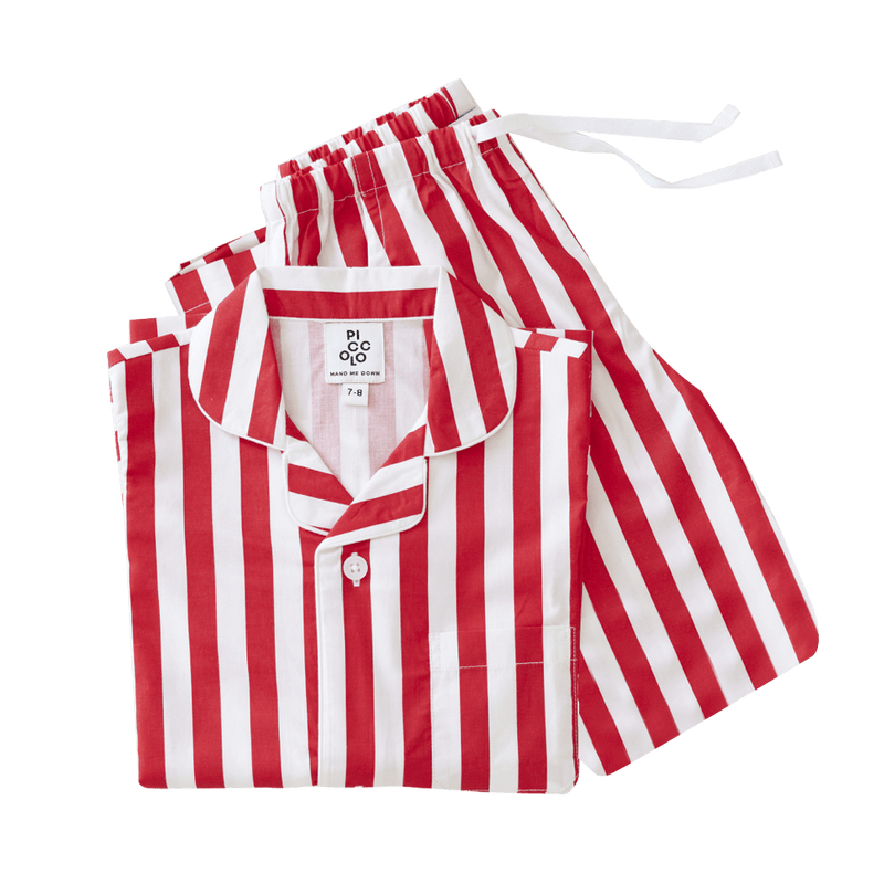 Piccolo Pyjama Long Set - Carnival Red