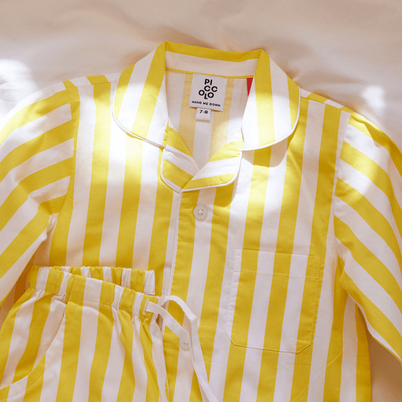 Piccolo Pyjama Long Set - Sunshine Yellow