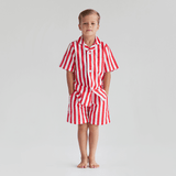 Piccolo Pyjama Short Set - Carnival Red