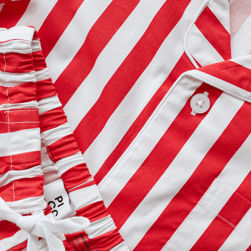 Piccolo Pyjama Short Set - Carnival Red