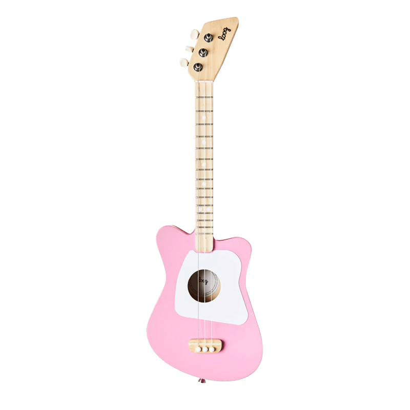 Loog Mini Acoustic Guitar - Pink