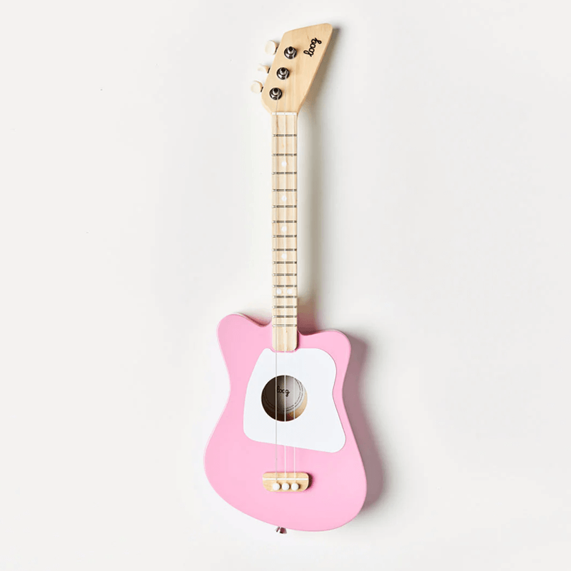 Loog Mini Acoustic Guitar - Pink