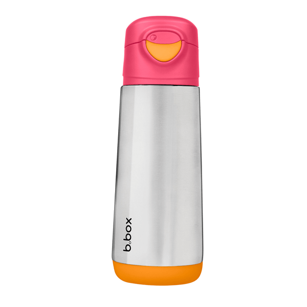 B.Box Insulated Spout Drink Bottle 500ml - Strawberry Shake