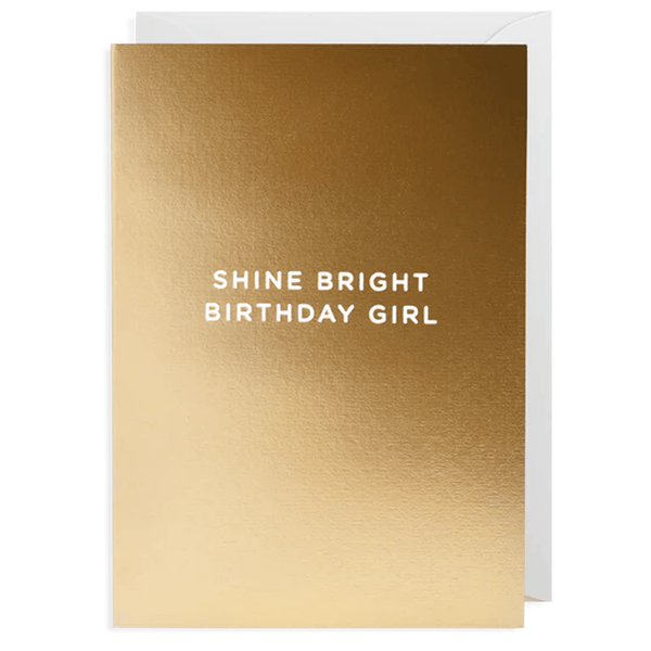 Lagom Design Shine Bright Birthday Girl Gift Card