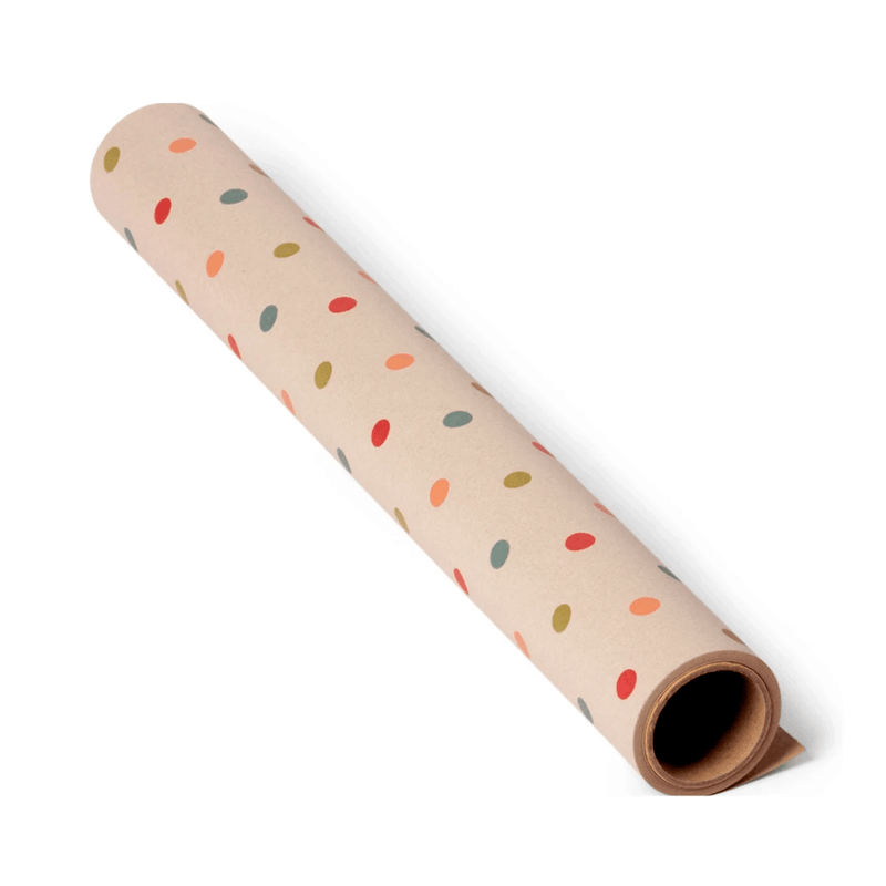 Maileg Giftwrap - Multi Dots 10m