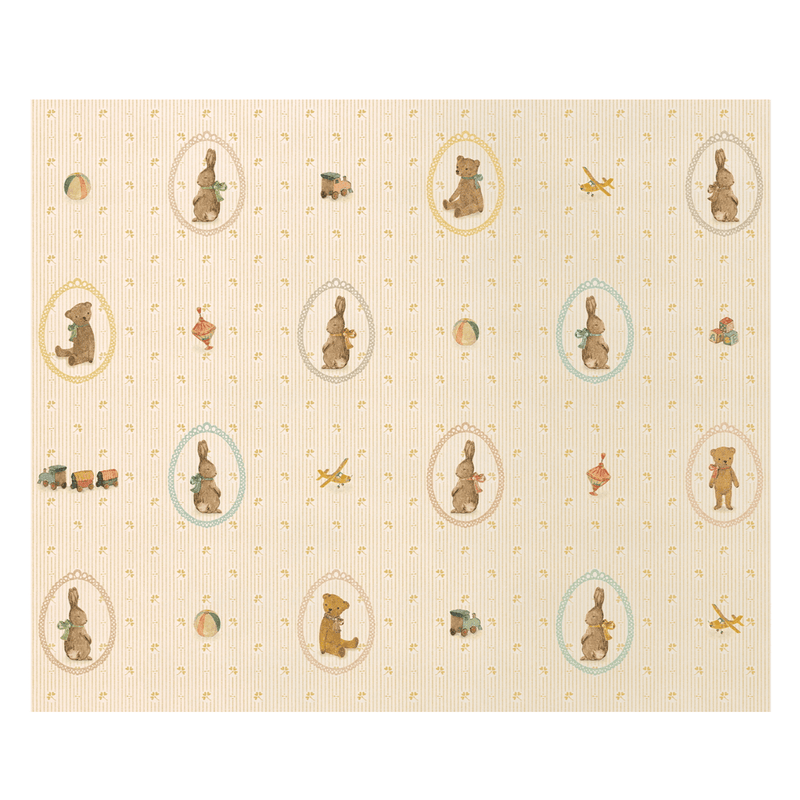 Maileg Giftwrap - Bunnies & Teddies 10m