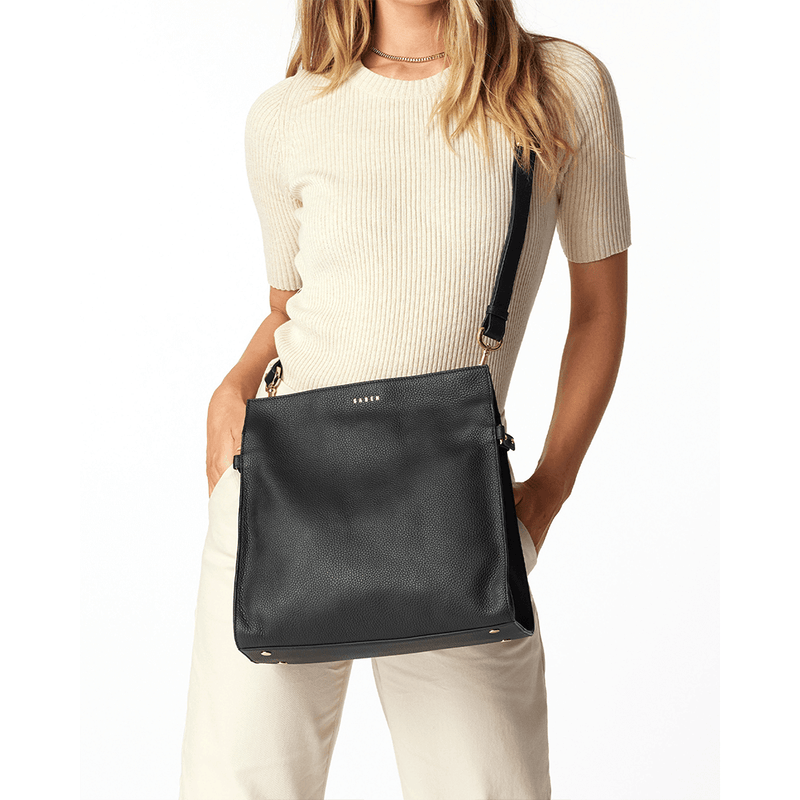 Saben Beatrice Shoulder Bag - Black