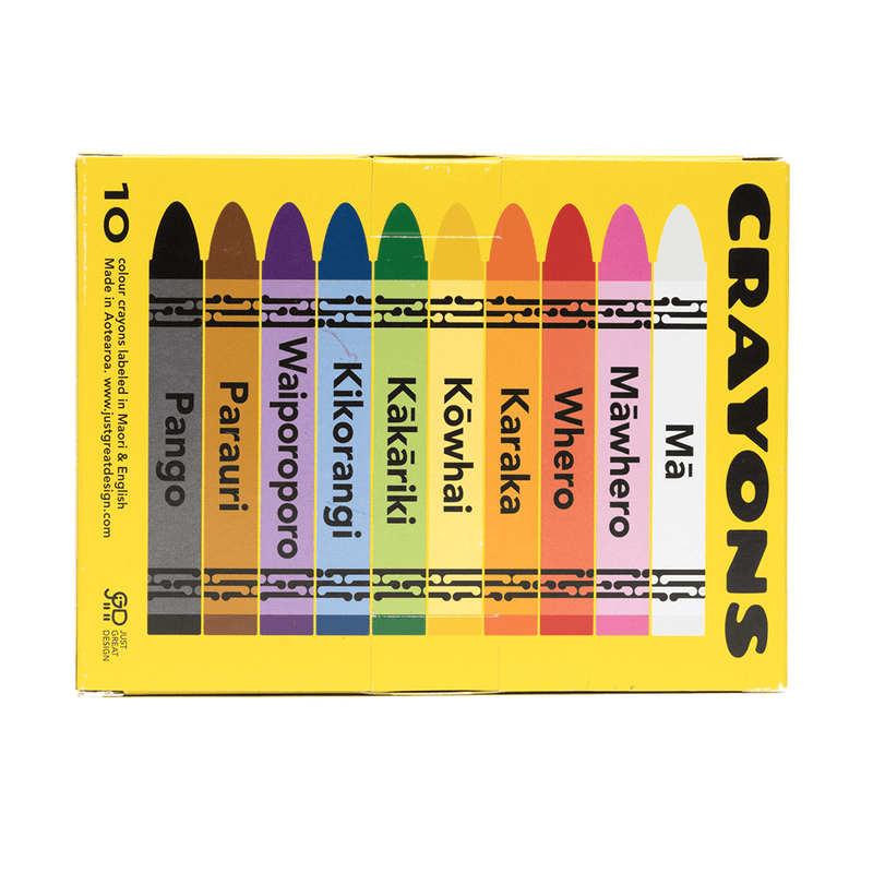 Pene Hinu Crayons - Te Reo Māori Crayons